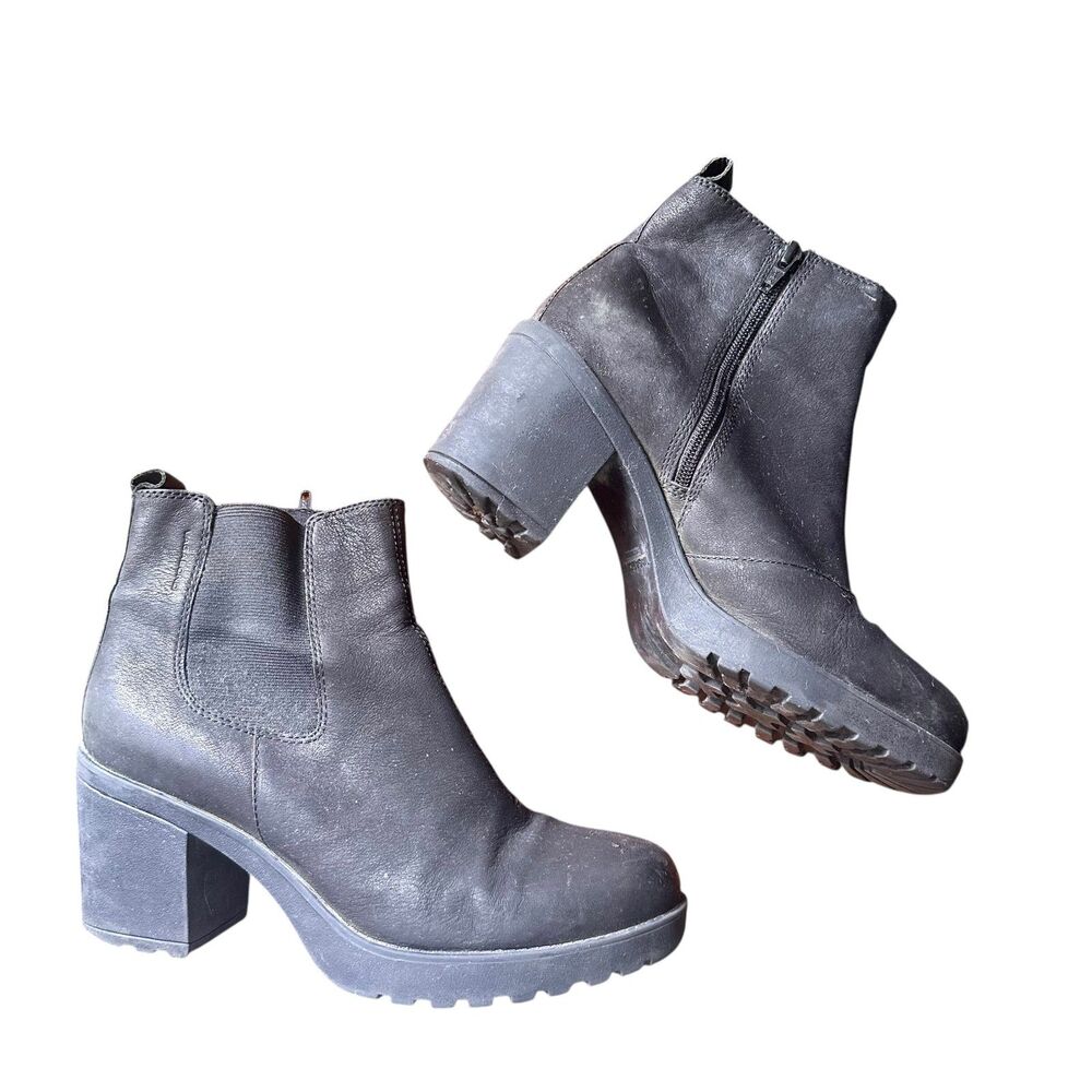 VAGABOND Grace Heeled Booties Black Sz 40‎ (US 9.5)